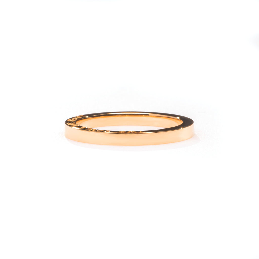 ABBE 3D Personalized Any Message Ring-Bana Bana-14K Solid Gold,18K Solid Gold,email,jewelry,noreturn,personalized,rings,wedding